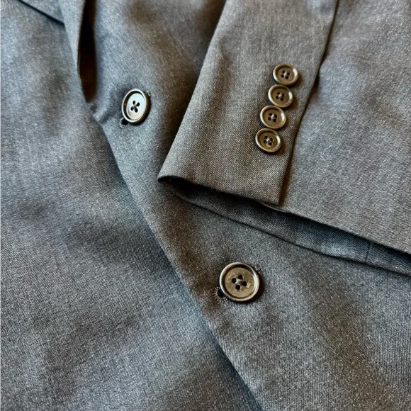 NEW BROOKS BROTHERS 346 Stretch Dark Gray Suit Jacket Size 46R -Retails $648 - Picture 9 of 9